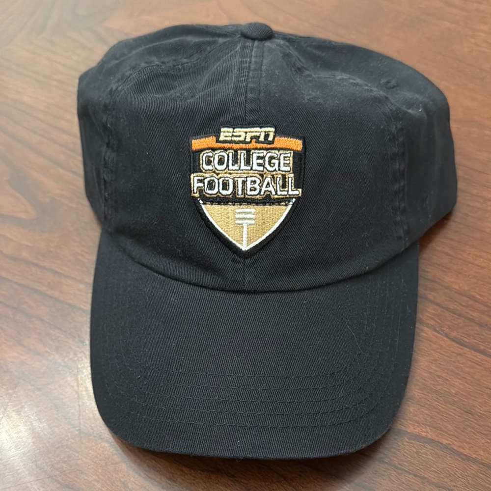 New ESPN Black College Football Black Cap